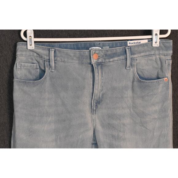 NEW Old Navy Rock Star Super Skinny Women's 14 Distressed Stretch Denim Jeans - Picture 2 of 8